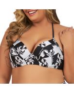TOP C/ BOJO RECORTE ESTAMPADO