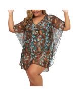 SAIDA DE BANHO KAFTA ESTAMPADA