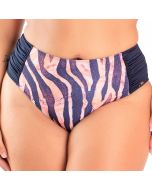 BIQUINI MAX FIO DENTAL DRAPEE ESTAMPADO