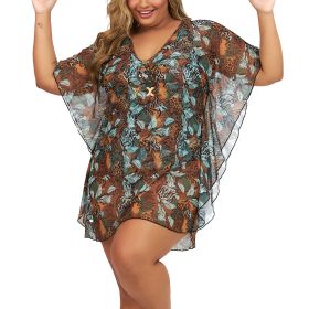 SAIDA DE BANHO KAFTA ESTAMPADA